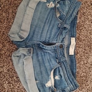 Denim shorts Abercrombie & Fitch